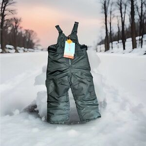 Cat & Jack Kids Snow Bib - Black